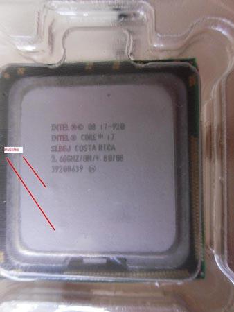 Игровое железо - Паника!!!=) Некоторым покупателям Intel Core i7-920 достались нелегально изготовленные муляжи процессоров